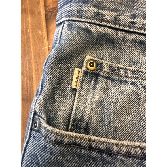 Vintage L.L. Bean 37x32 Classic Fit Blue Jeans Men’s Pants Denim LL Bean Blue - Picture 6 of 15